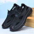 【50%OFF】【39-44】😎Sandale ușoare pentru bărbați cu talpă moale, pantofi de plajă sport cu ochiuri mari, casual, cu două scopuri