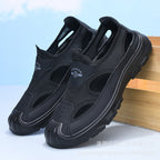 【50%OFF】【39-44】😎Sandale ușoare pentru bărbați cu talpă moale, pantofi de plajă sport cu ochiuri mari, casual, cu două scopuri