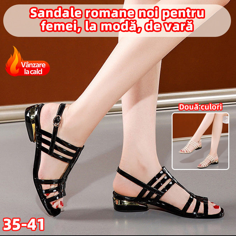 💥【35-41】Sandale romane noi pentru femei, la modă, de vară