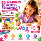 🎁【Cumpără 1 Primește 1 gratuit】Copii diy popcorn bubble desen stilou de imprimare 3D